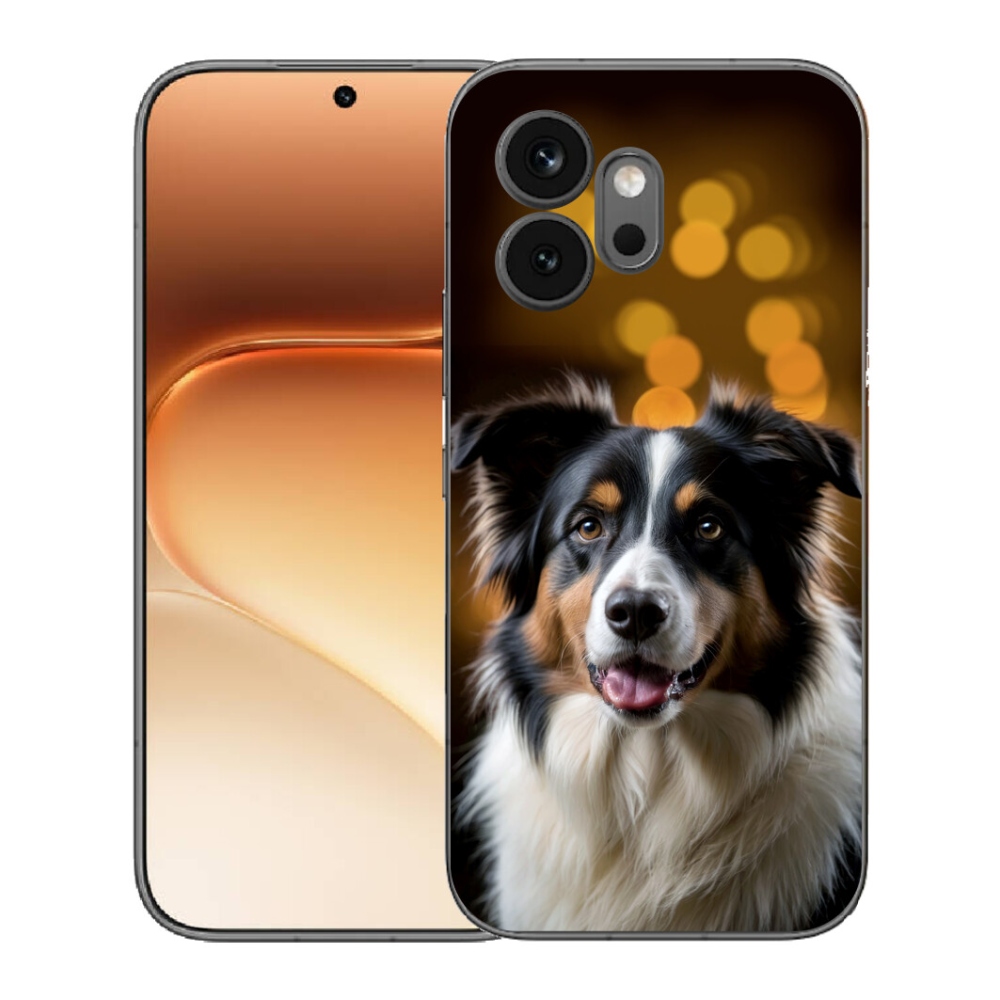 Gélový kryt mmCase na Honor 600 - usmievavý austrálsky ovčiak
