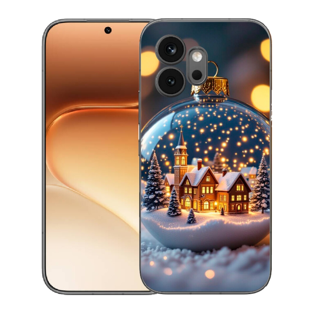 Gélový kryt mmCase na Honor 600 - vianočné gule 4