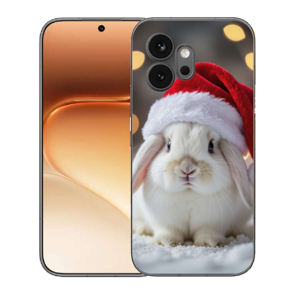 Gélový kryt mmCase na Honor 600 - vianočný králik