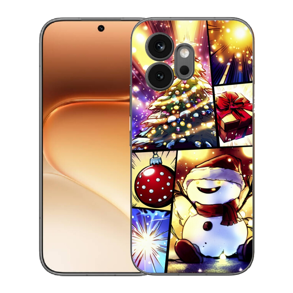 Gélový kryt mmCase na Honor 600 - vianočné motívy 1