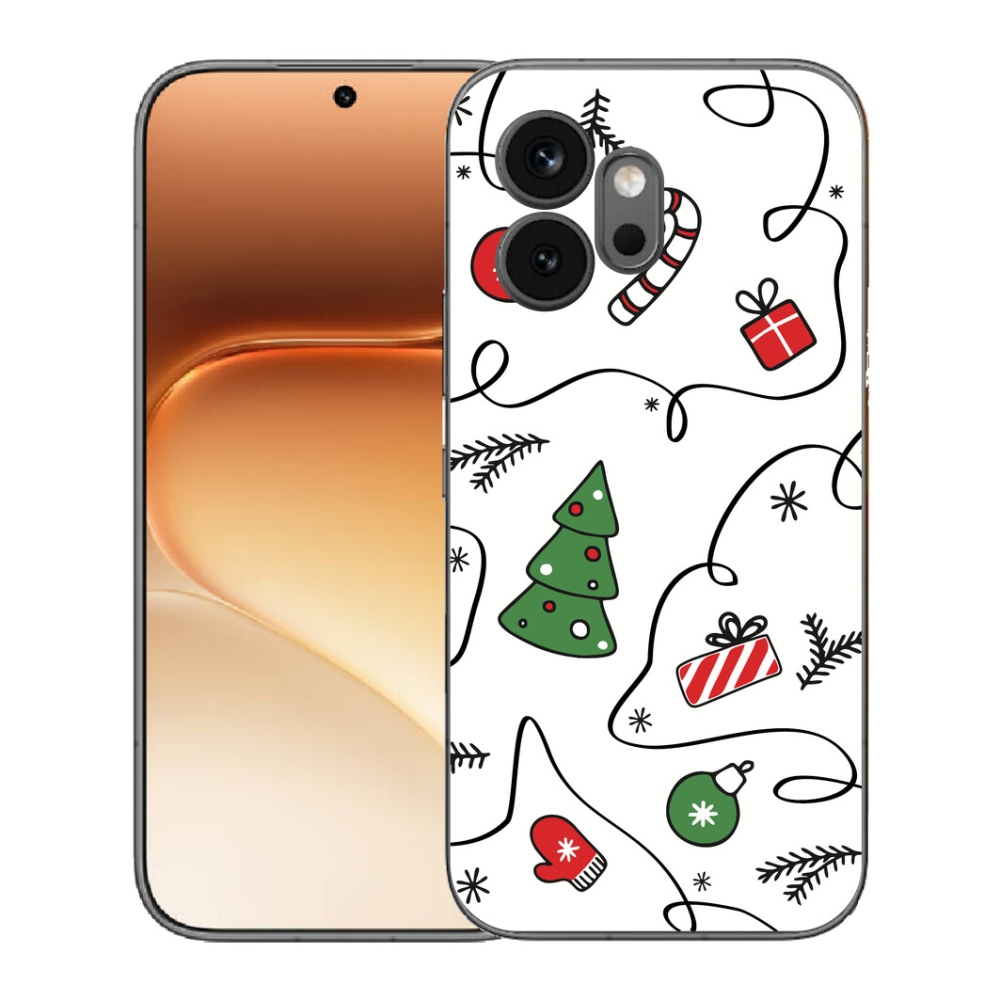 Gélový kryt mmCase na Honor 600 - vianočné motívy