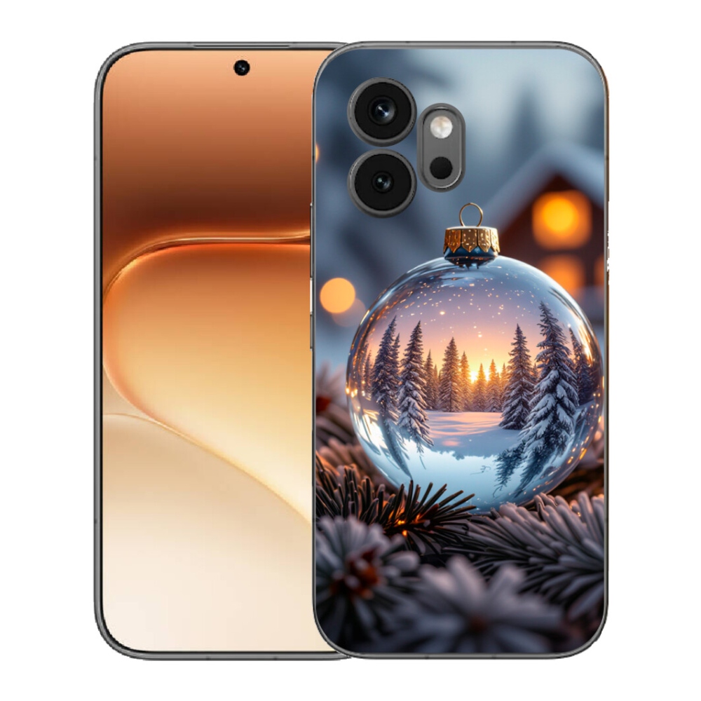 Gélový kryt mmCase na Honor 600 - vianočná ozdoba