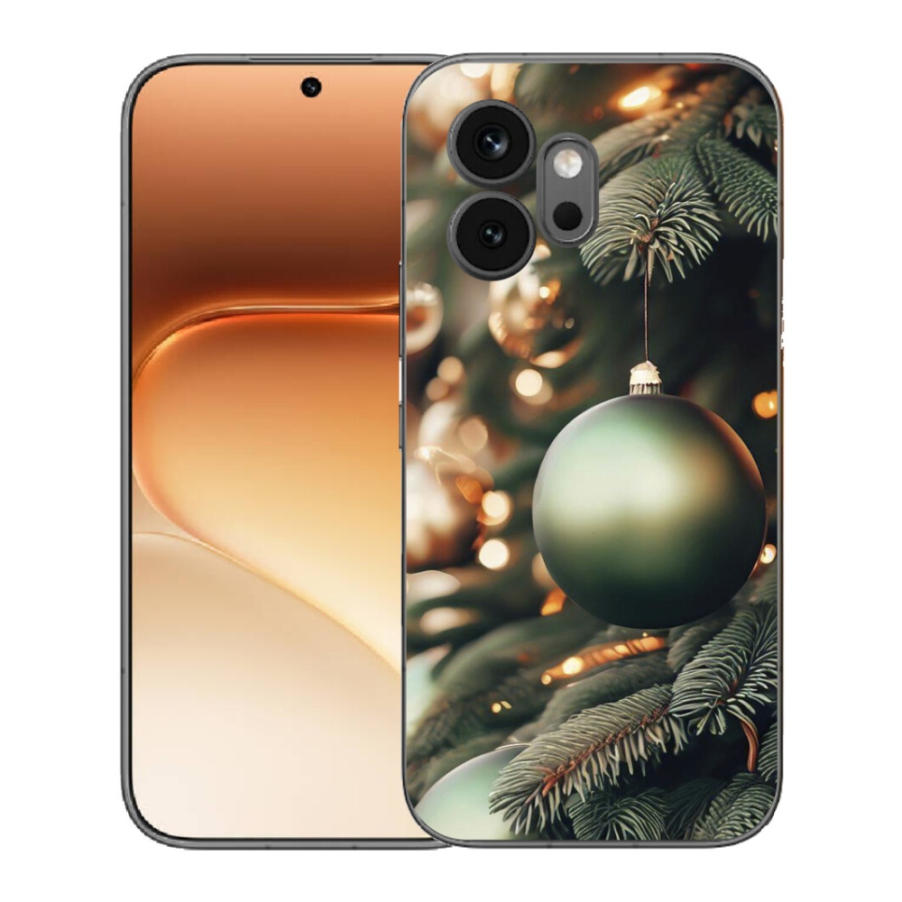 Gélový kryt mmCase na Honor 600 - vianočné ozdoby 1