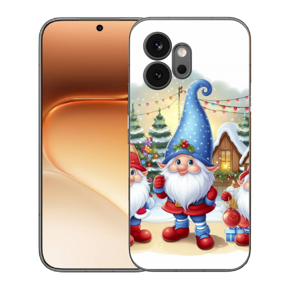 Gélový kryt mmCase na Honor 600 - vianočné škriatkovia