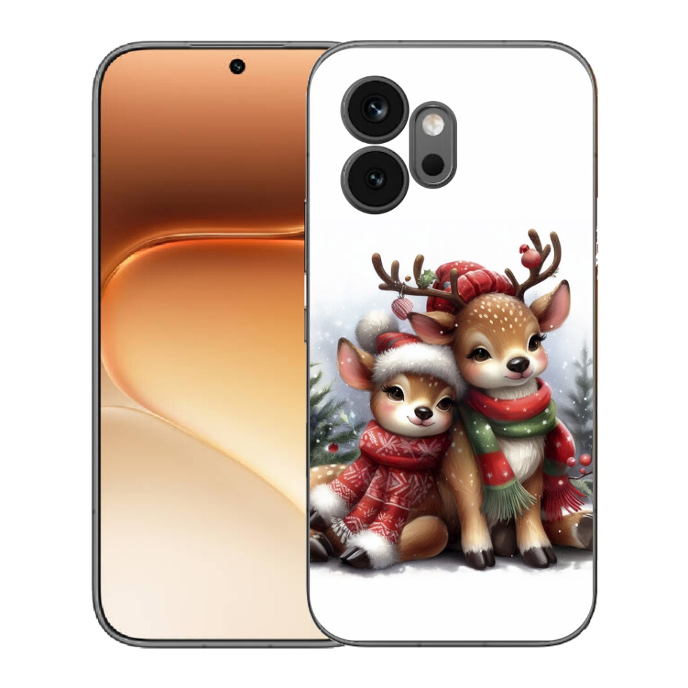 Gélový kryt mmCase na Honor 600 - vianočné soby