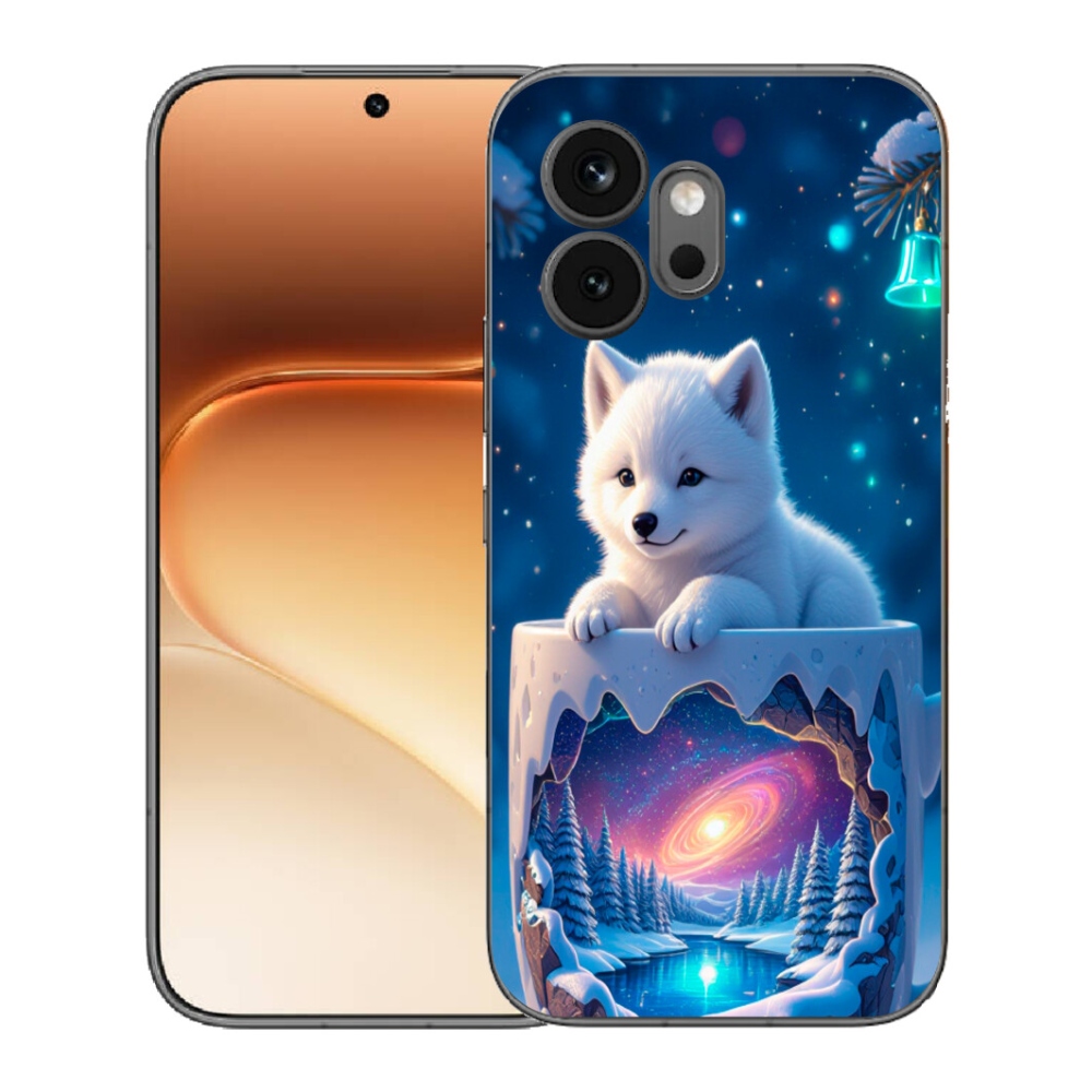 Gélový kryt mmCase na Honor 600 - vianočné šteňa
