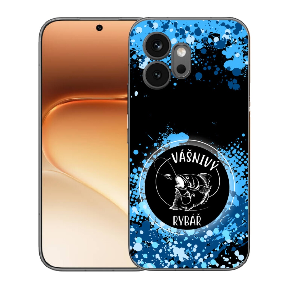 Gélový kryt mmCase na Honor 600 - vášnivý rybár čierne pozadie