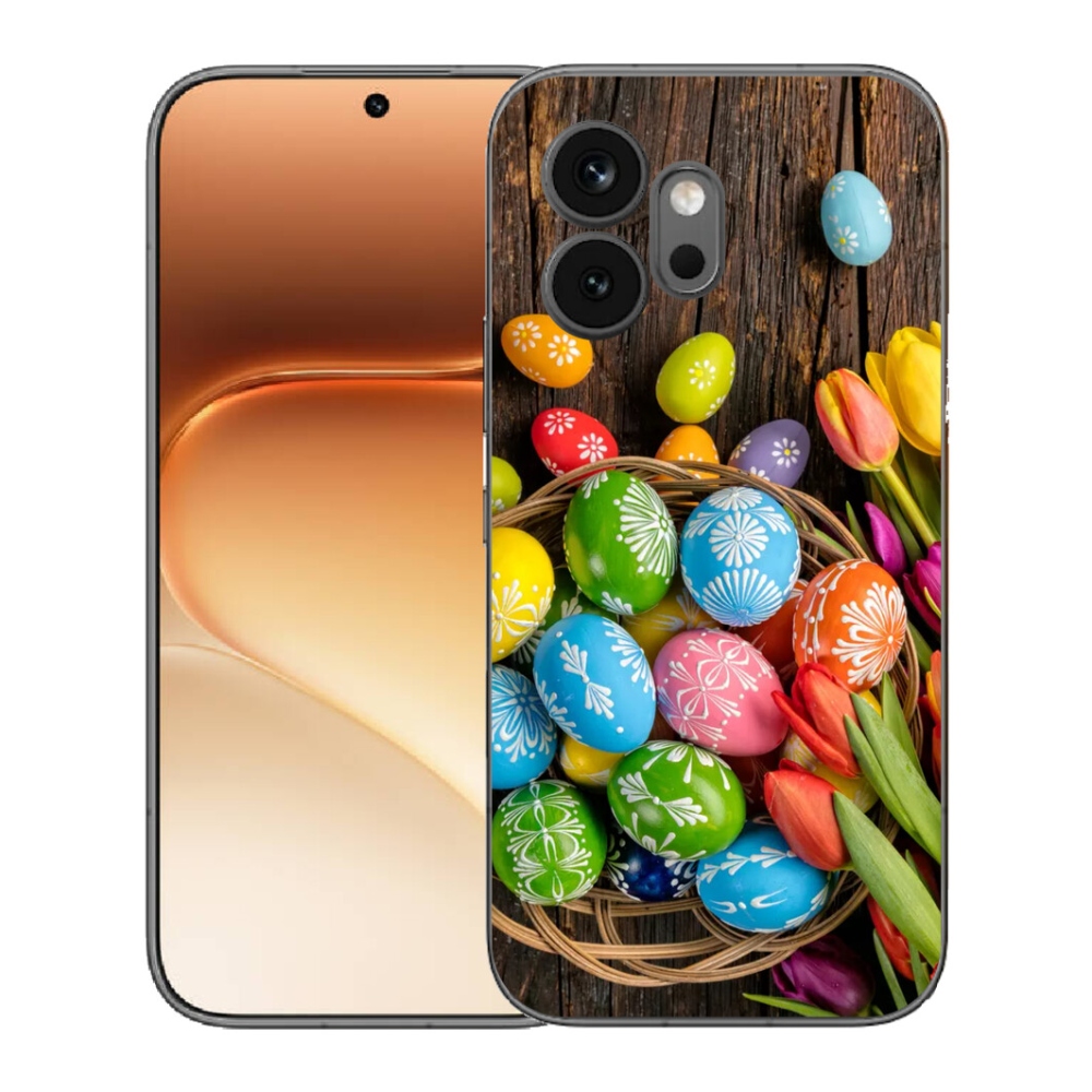 Gélový kryt mmCase na Honor 600 - veľkonočné vajíčka