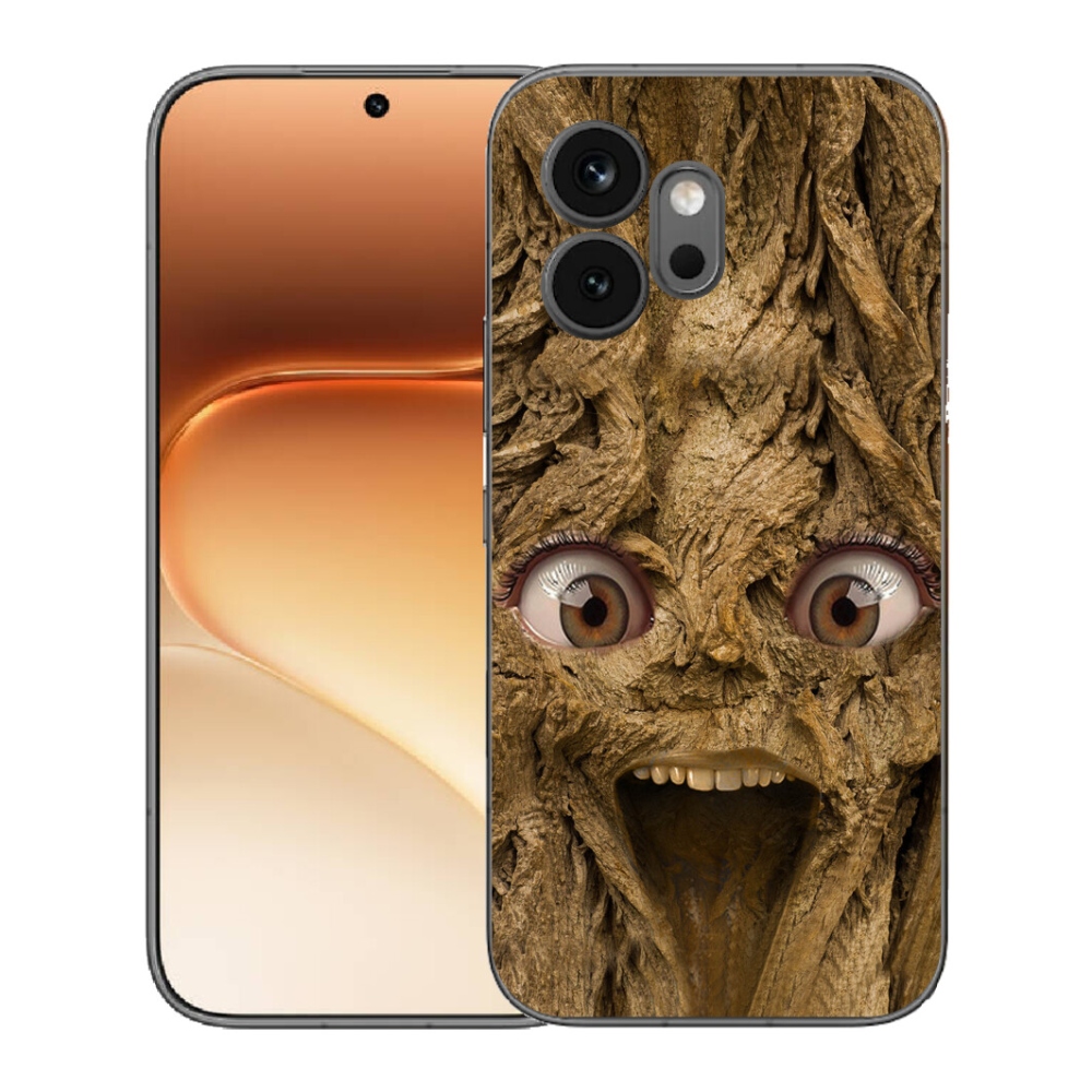 Gélový kryt mmCase na Honor 600 - veselý strom s očami