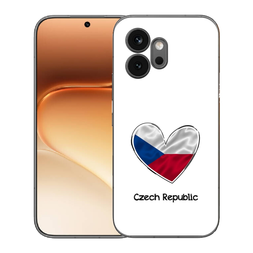 Gélový kryt mmCase na Honor 600 - vlajka srdca biele pozadie