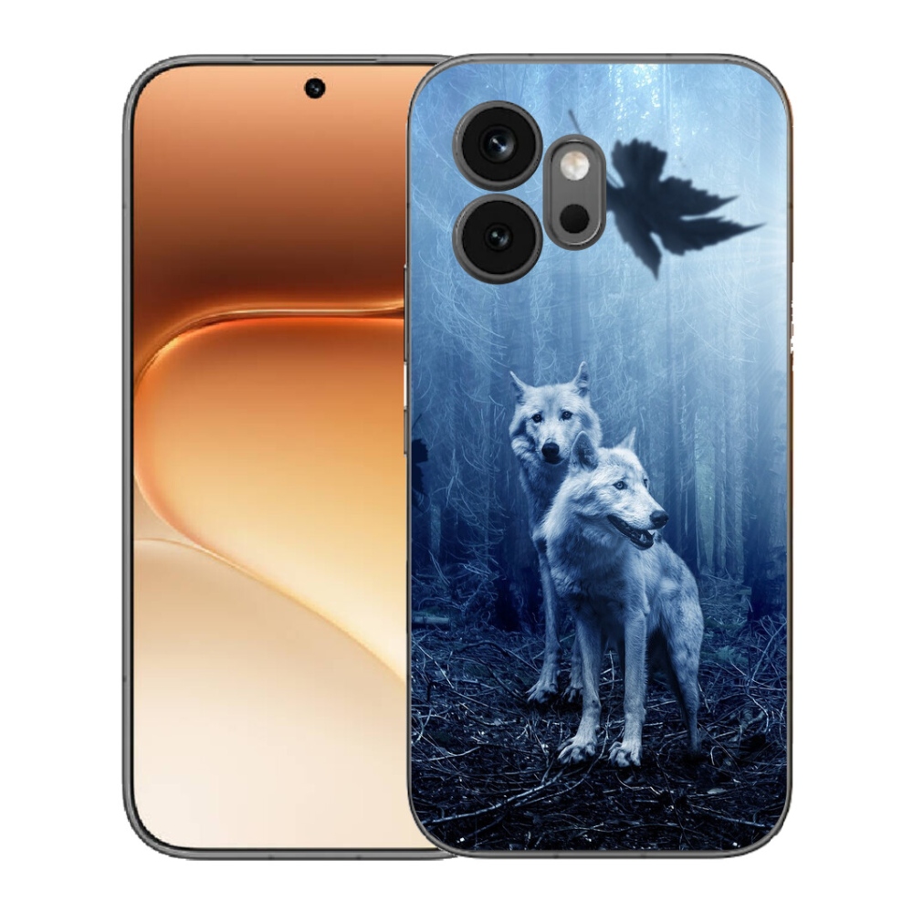 Gélový kryt mmCase na Honor 600 - vlci v lese