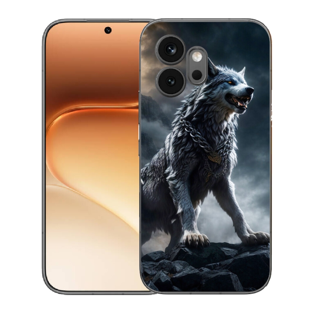 Gélový kryt mmCase na Honor 600 - vlk 1