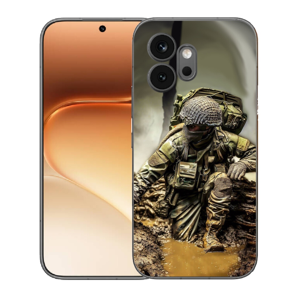 Gélový kryt mmCase na Honor 600 - vojak