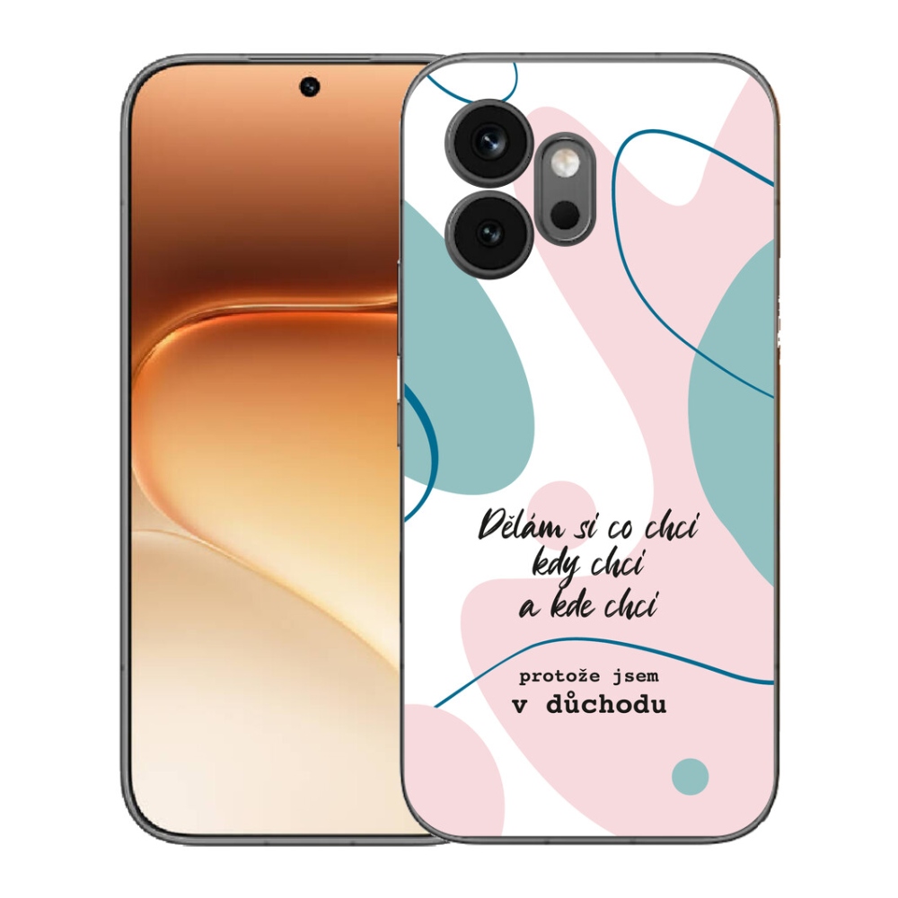 Gélový kryt mmCase na Honor 600 - vtipný text 10 biele pozadie