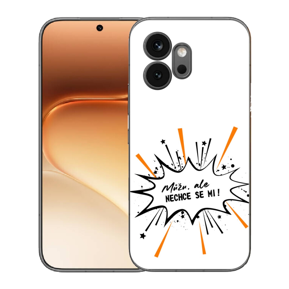 Gélový kryt mmCase na Honor 600 - vtipný text 11 biele pozadie