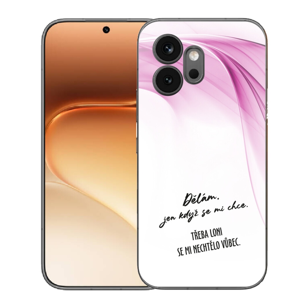 Gélový kryt mmCase na Honor 600 - vtipný text 12 biele pozadie