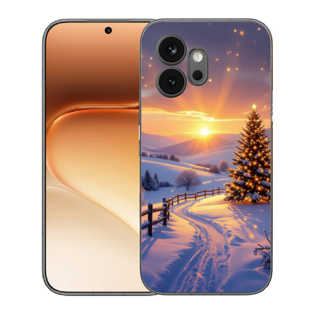Gélový kryt mmCase na Honor 600 - zimná krajina