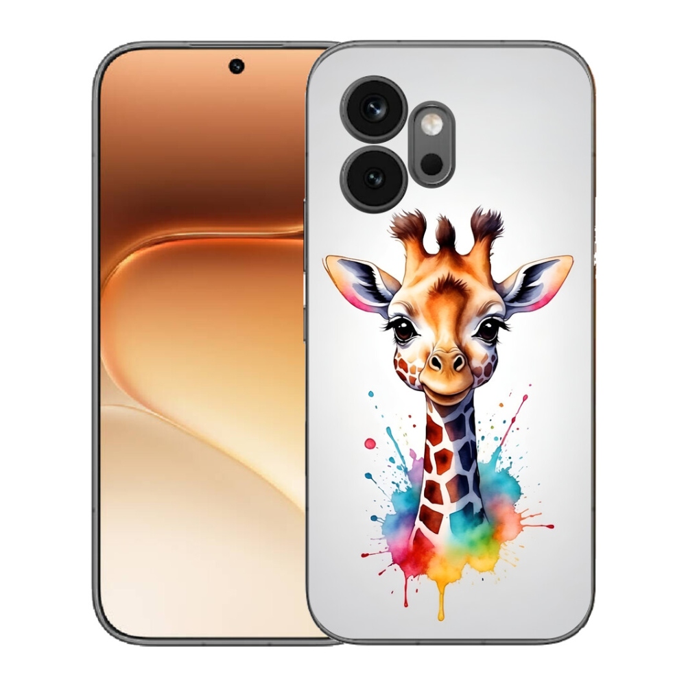 Gélový kryt mmCase na Honor 600 - žirafa 1