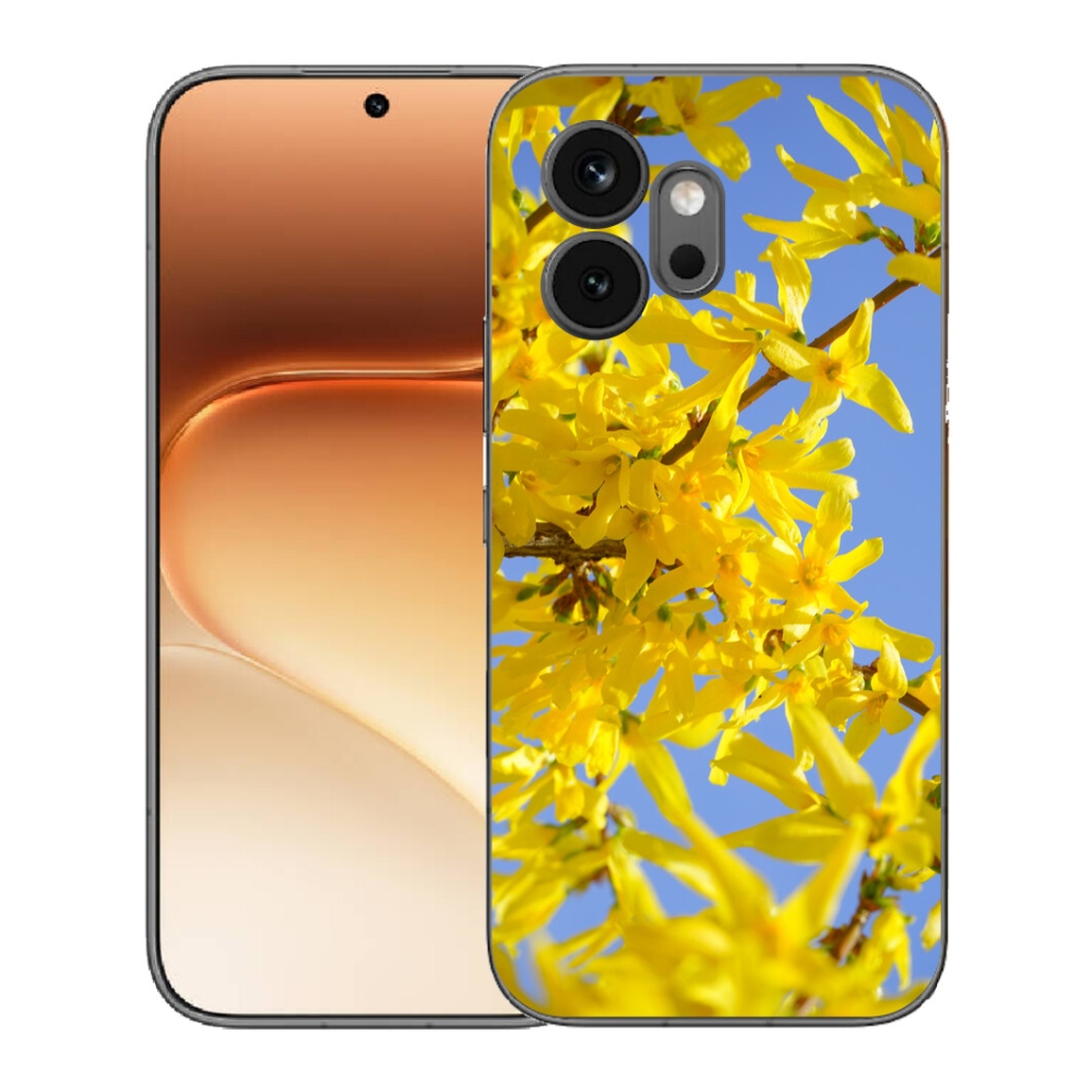 Gélový kryt mmCase na Honor 600 - žlté kvety