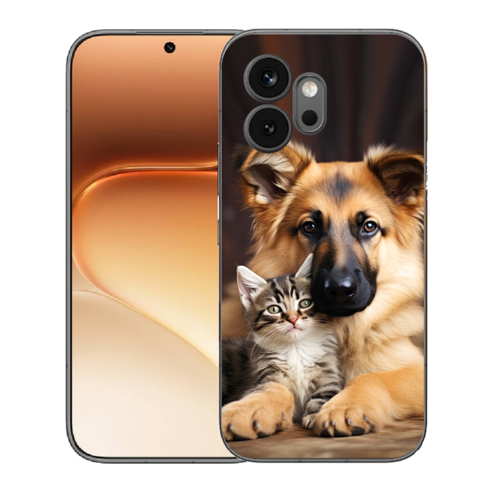 Gélový kryt mmCase na Honor 600 - zvieracie priateľstvo
