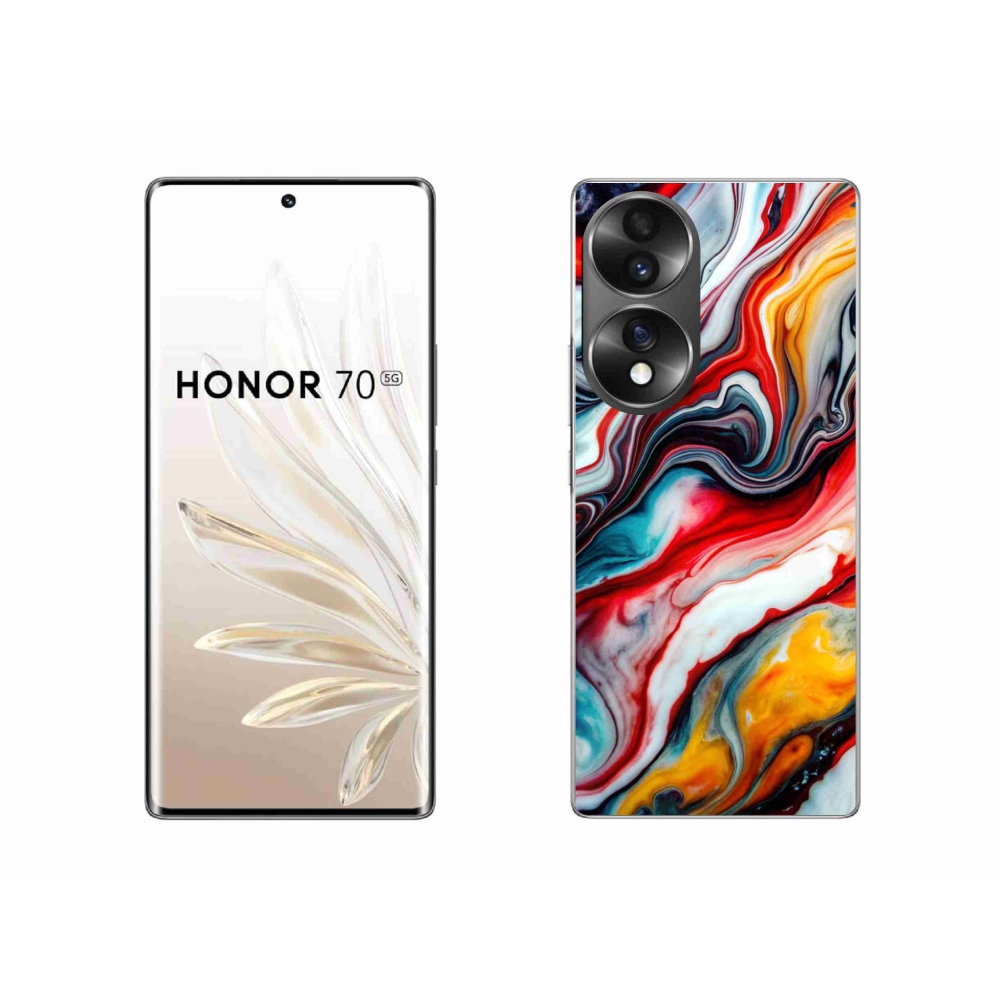 Gélový kryt mmCase na Honor 70 - abstraktný motív 35