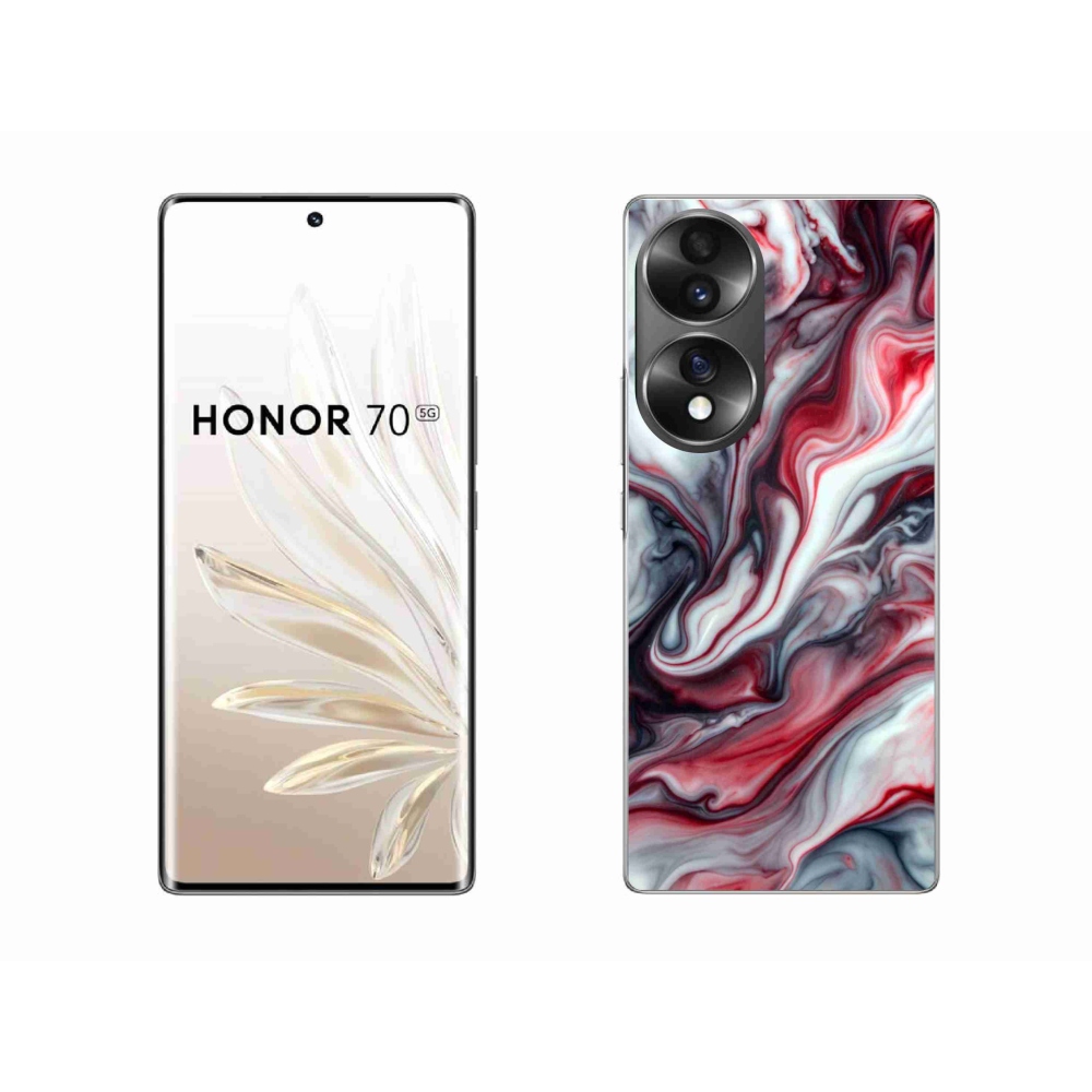 Gélový kryt mmCase na Honor 70 - abstraktný motív 37