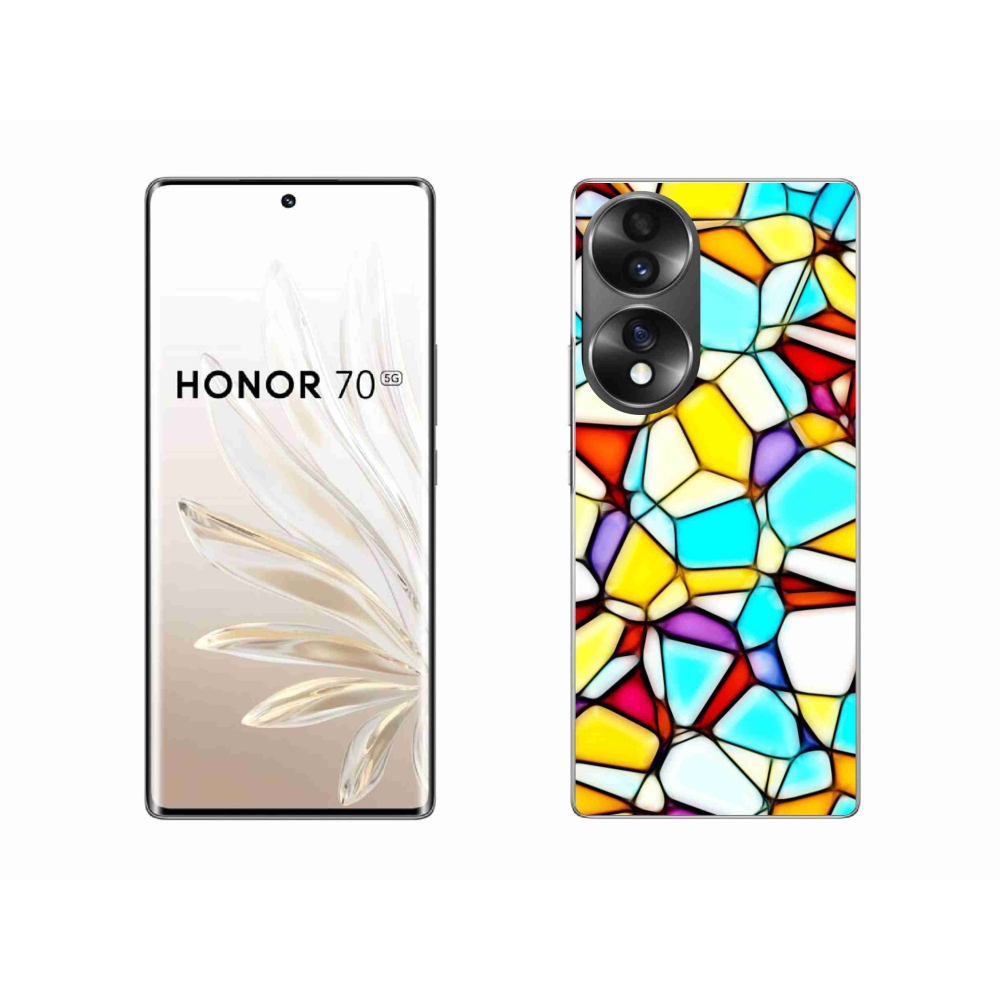 Gélový kryt mmCase na Honor 70 - abstraktný motív 40