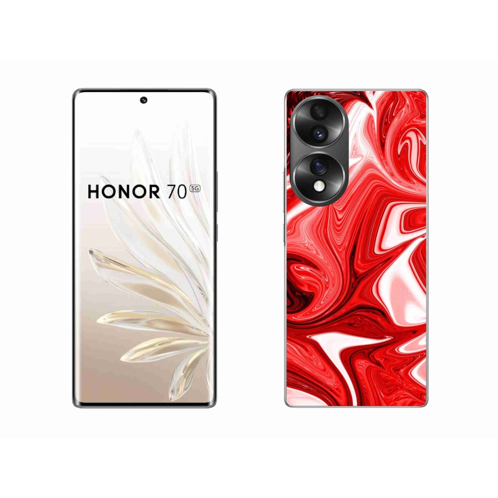 Gélový kryt mmCase na Honor 70 - abstraktný motív 43
