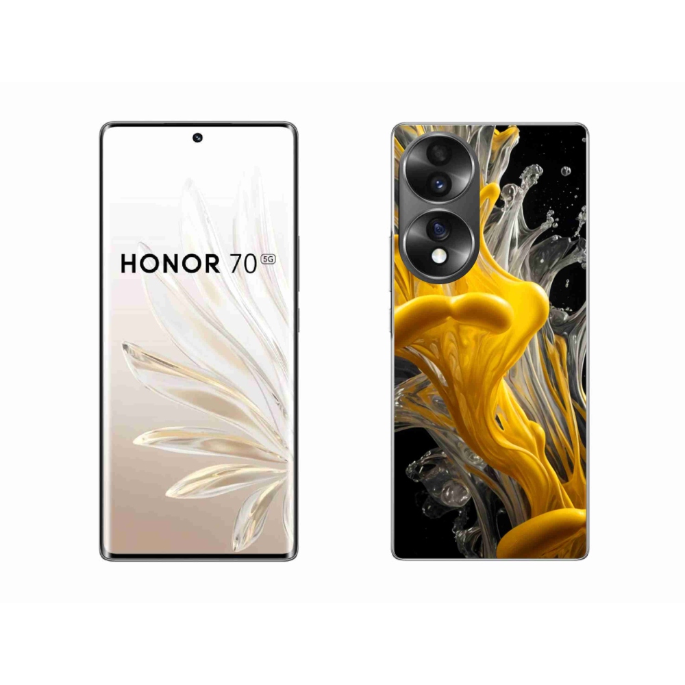 Gélový kryt mmCase na Honor 70 - abstraktný motív 48