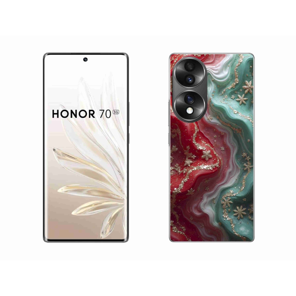 Gélový kryt mmCase na Honor 70 - abstraktný motív 54