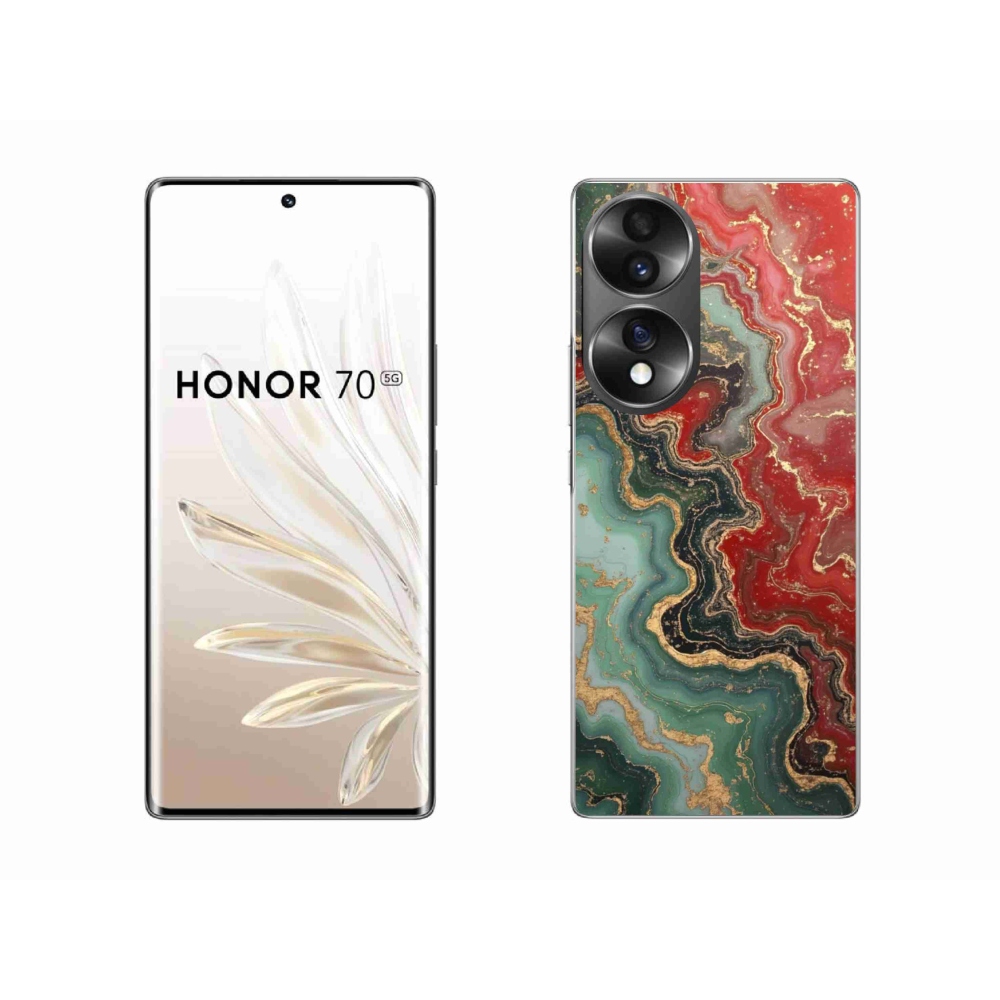 Gélový kryt mmCase na Honor 70 - abstraktný motív 55
