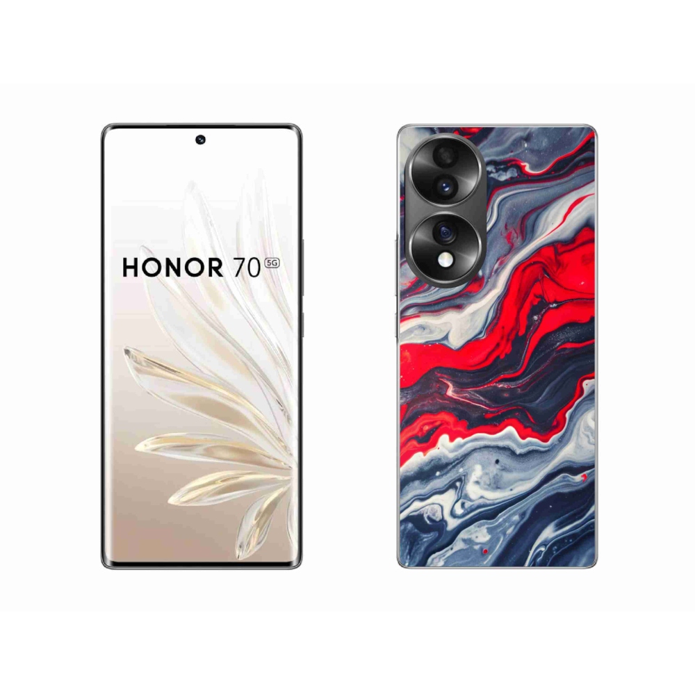 Gélový kryt mmCase na Honor 70 - abstraktný motív 59