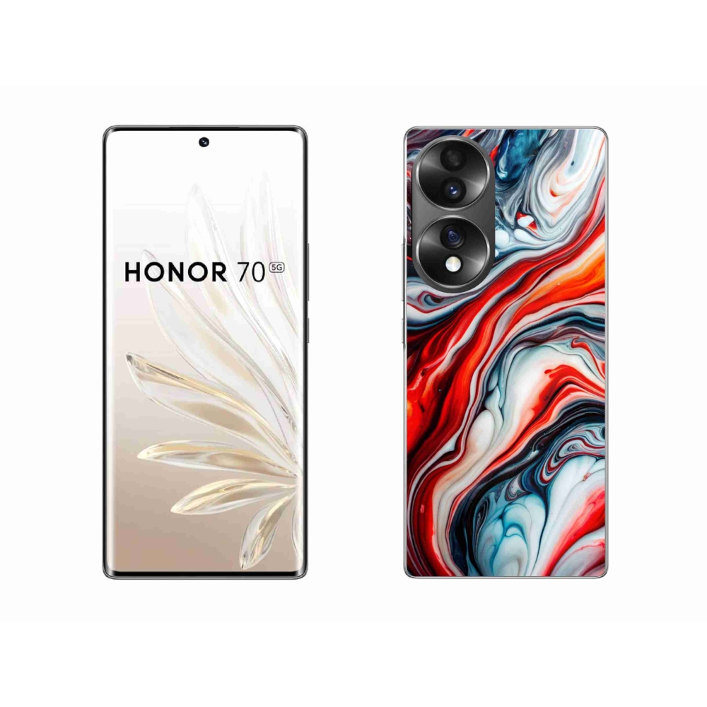 Gélový kryt mmCase na Honor 70 - abstraktný motív 63
