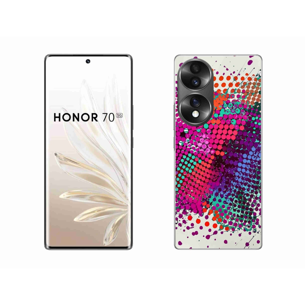 Gélový kryt mmCase na Honor 70 - abstraktný motív 65