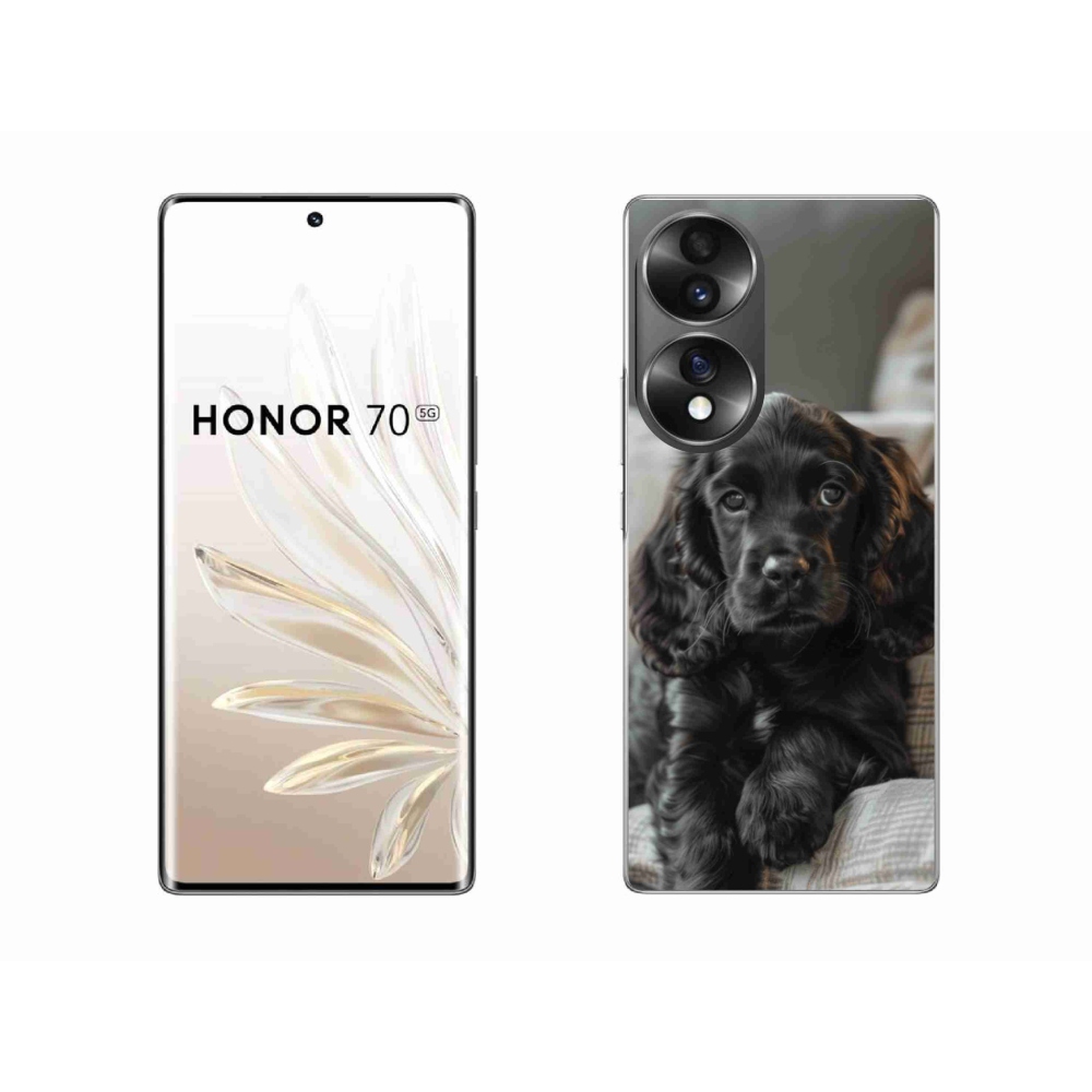 Gélový kryt mmCase na Honor 70 - anglický kokeršpaniel