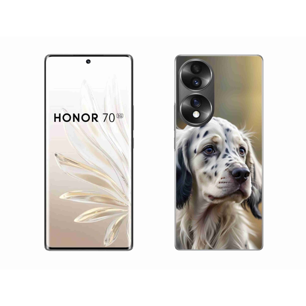 Gélový kryt mmCase na Honor 70 - anglický seter