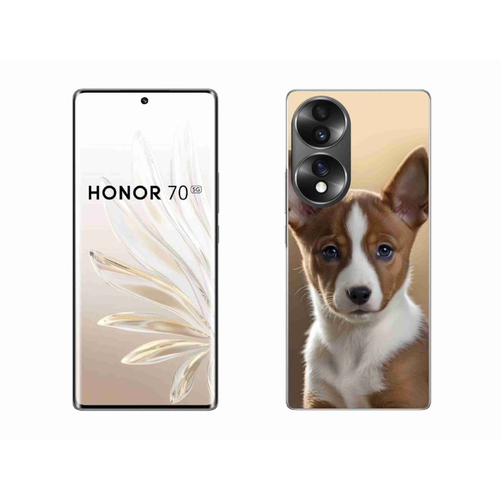 Gélový kryt mmCase na Honor 70 - basenji
