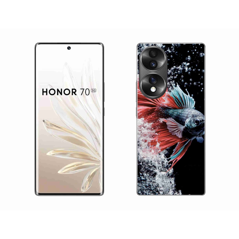 Gélový kryt mmCase na Honor 70 - bojovníčka pestrá
