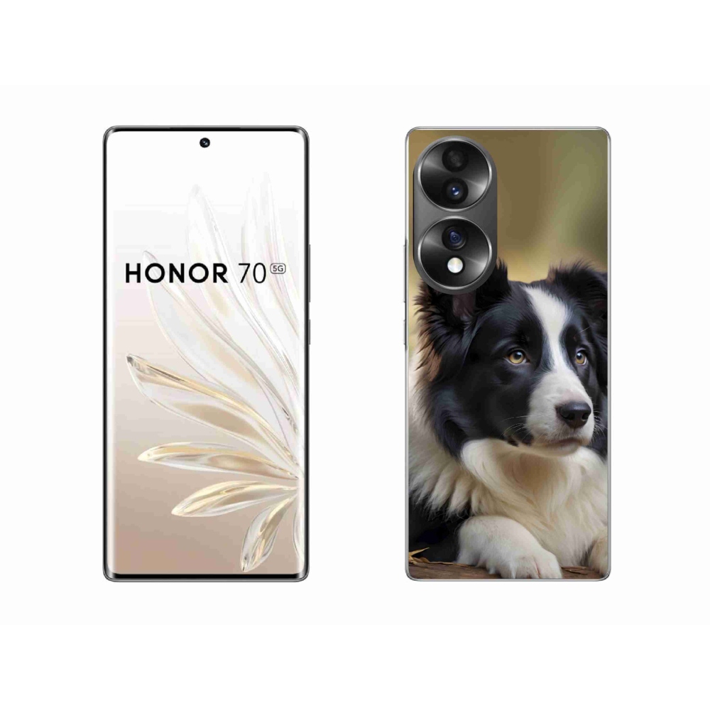 Gélový kryt mmCase na Honor 70 - border kólia 2