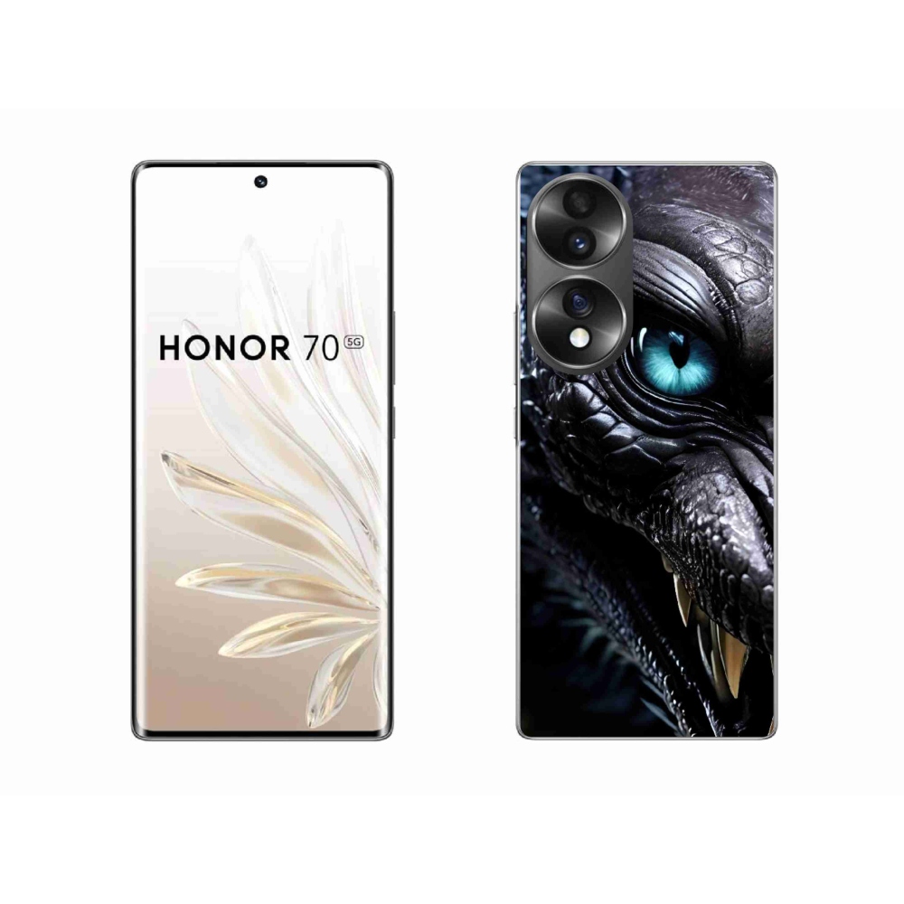 Gélový kryt mmCase na Honor 70 - dračí pohľad