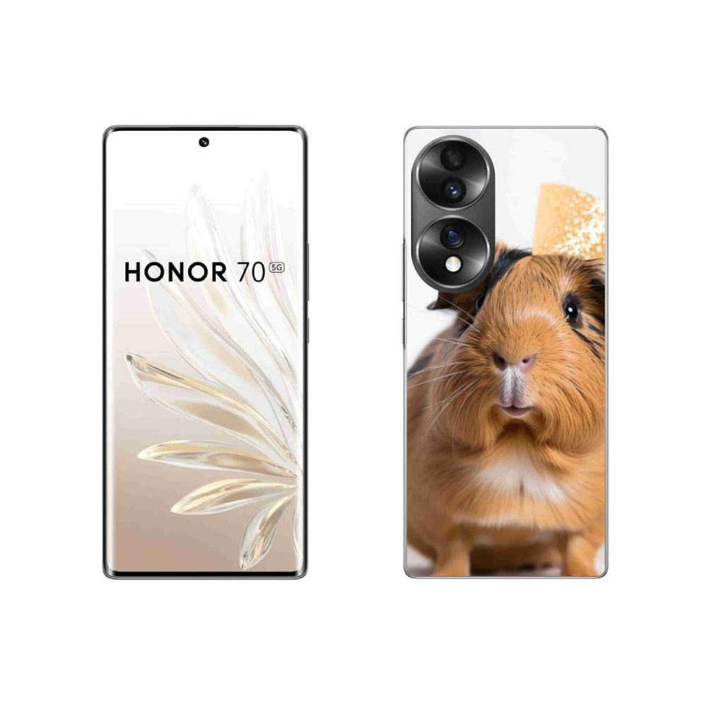 Gélový kryt mmCase na Honor 70 - hnedé morča
