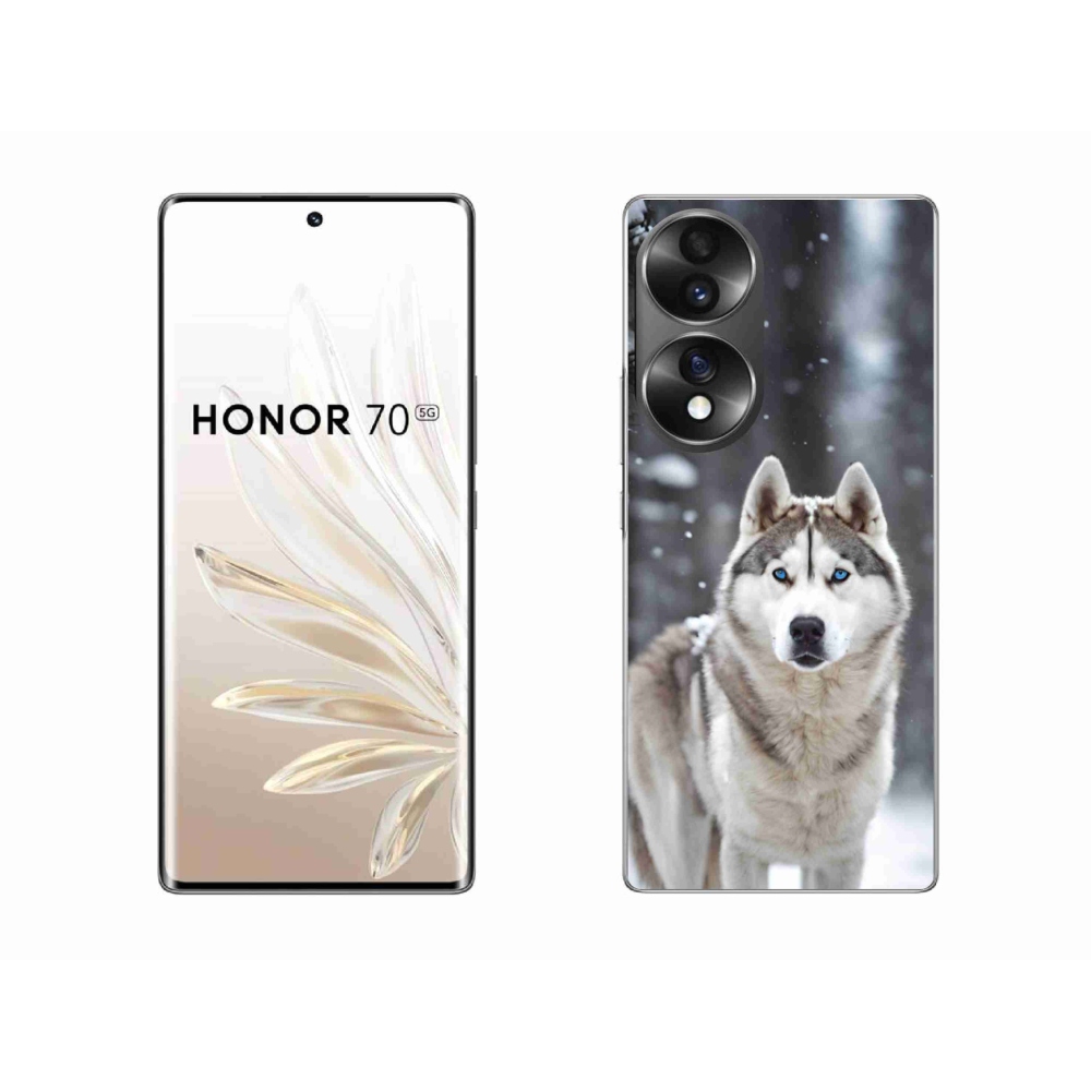 Gélový kryt mmCase na Honor 70 - husky 2