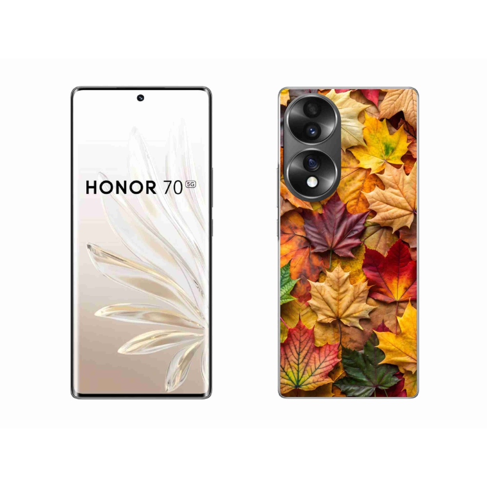 Gélový kryt mmCase na Honor 70 - javorové listy 2