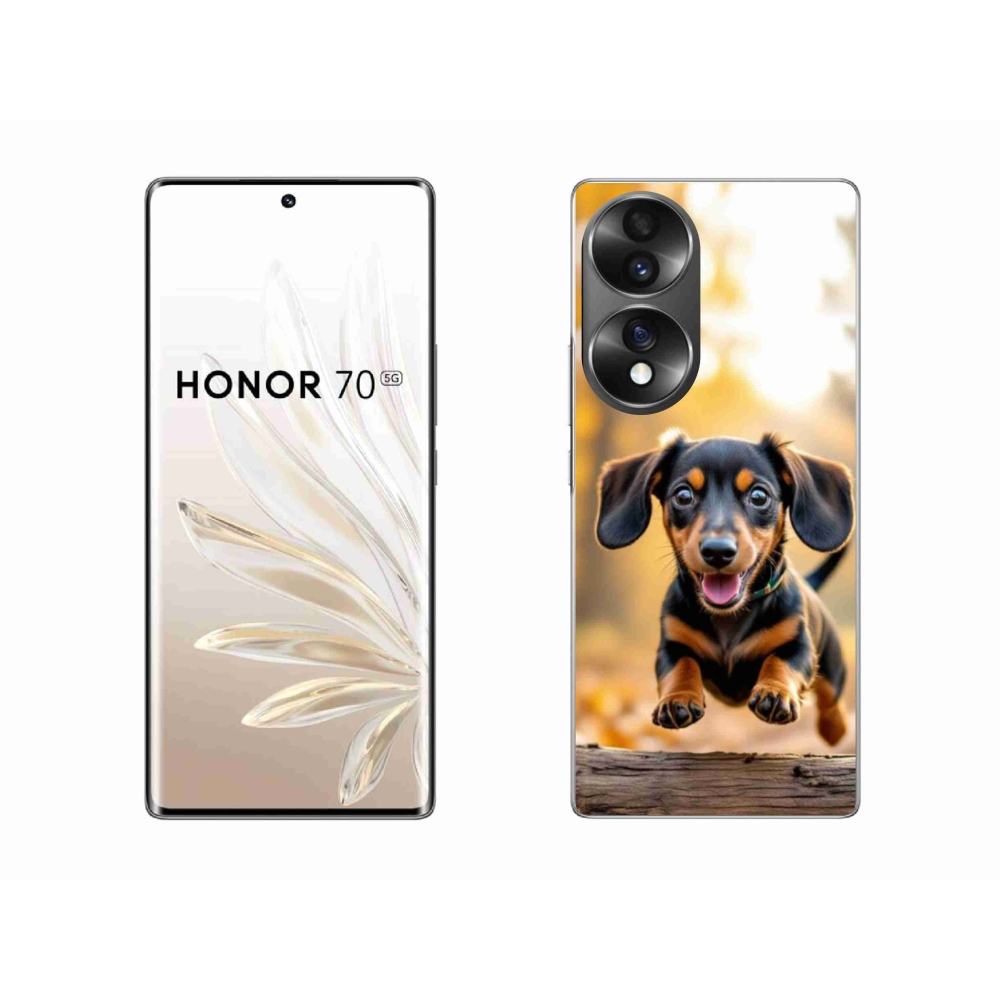 Gélový kryt mmCase na Honor 70 - jazvečík 2