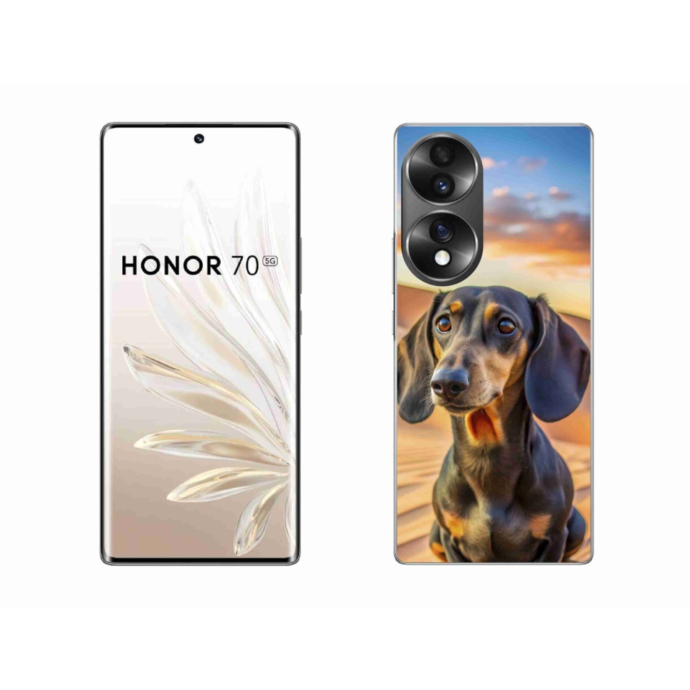 Gélový kryt mmCase na Honor 70 - jazvečík 3