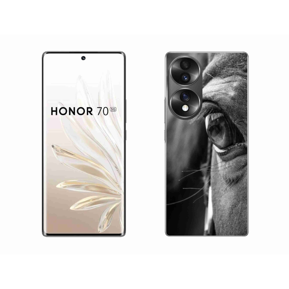 Gélový kryt mmCase na Honor 70 - konský pohľad