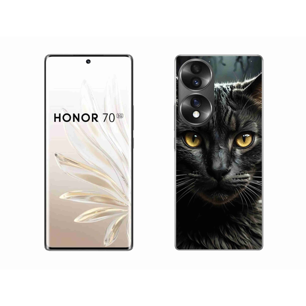 Gélový kryt mmCase na Honor 70 - mačacie pohľad 3