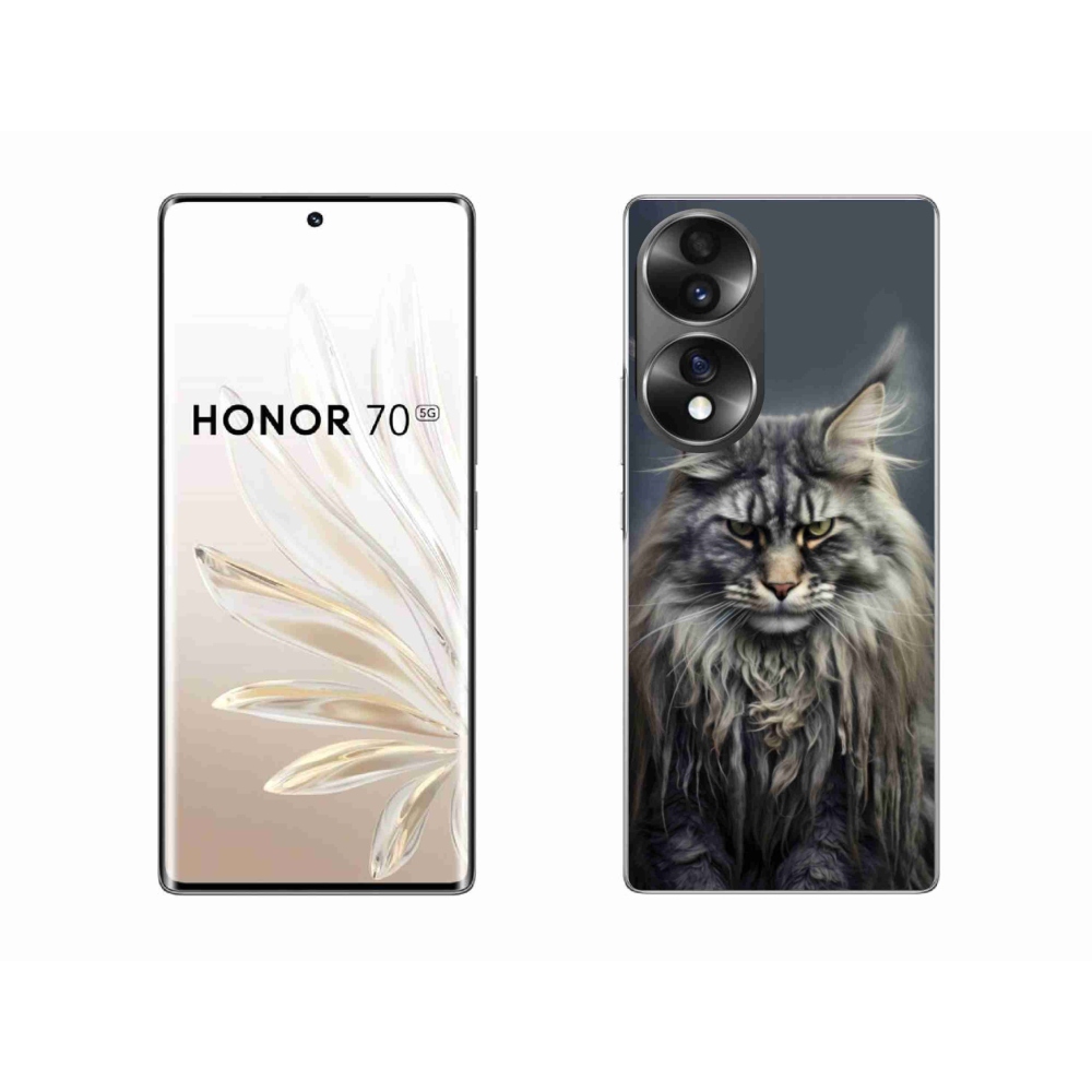 Gélový kryt mmCase na Honor 70 - mačacie pohľad 4