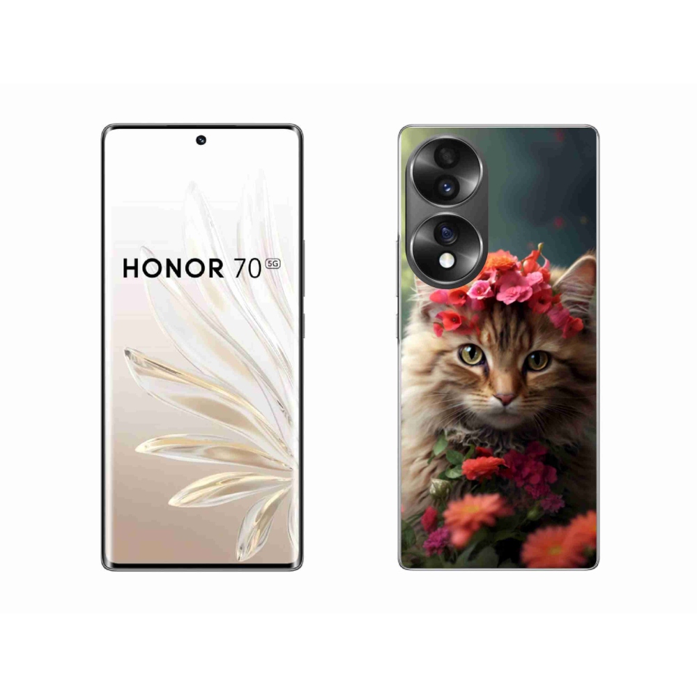 Gélový kryt mmCase na Honor 70 - mačacia princezná
