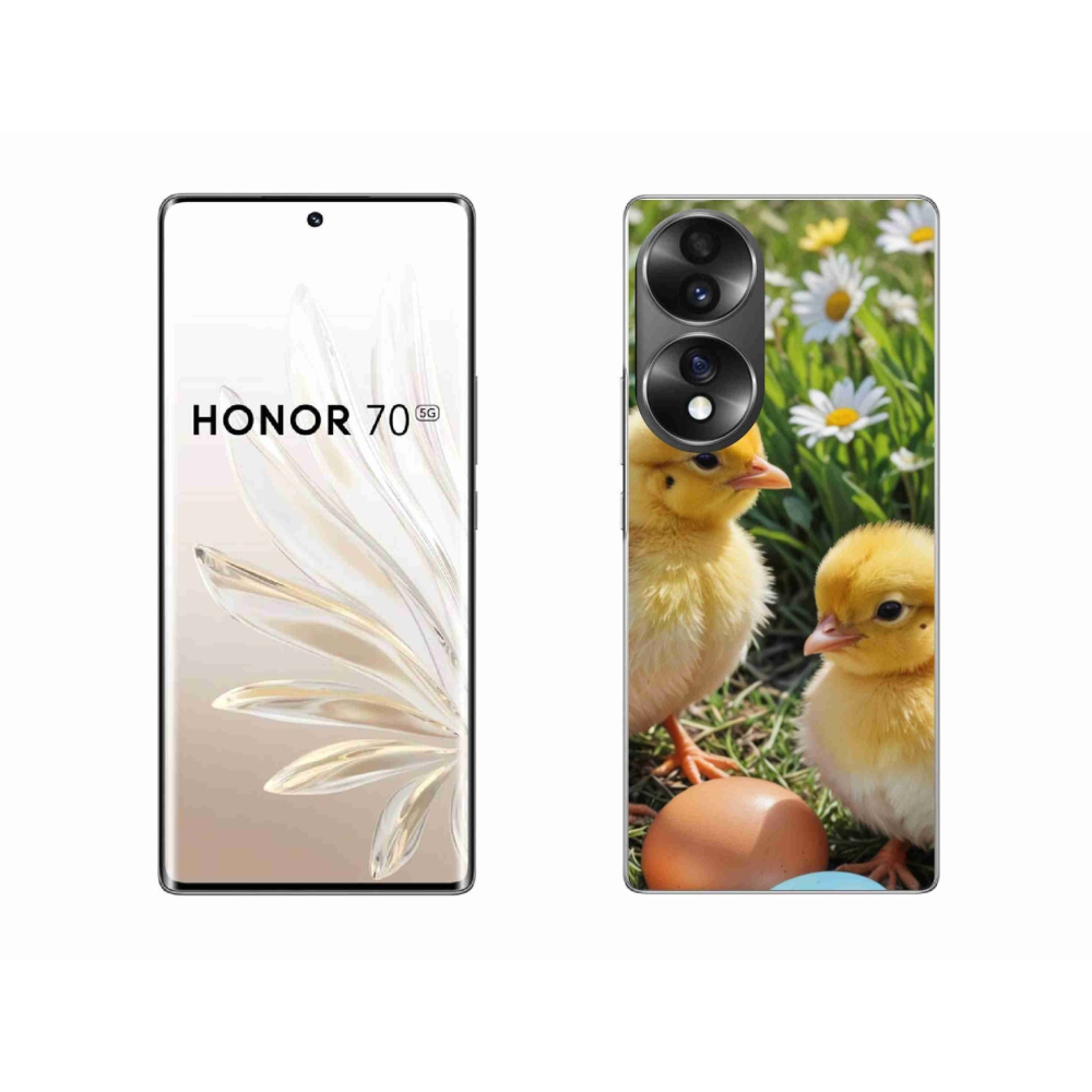 Gélový kryt mmCase na Honor 70 - kuriatka